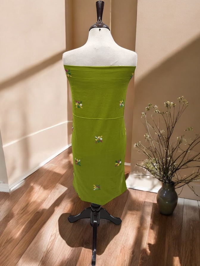 Sale wali lawn shirt Mehndi green shade