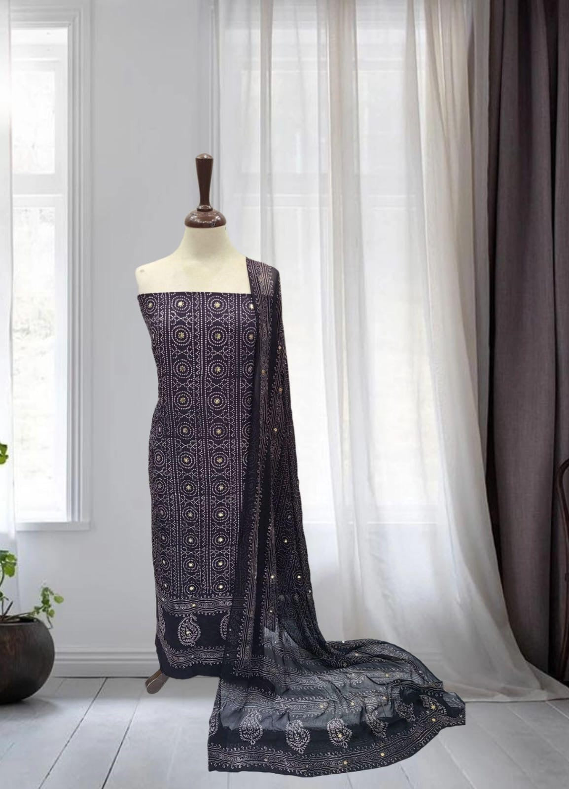 Raw silk Mukesh 2pc