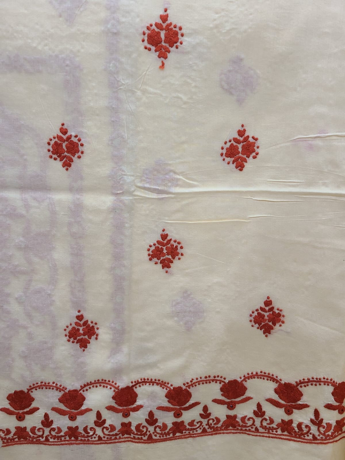 Handmade Embroidered Lawn Shirt