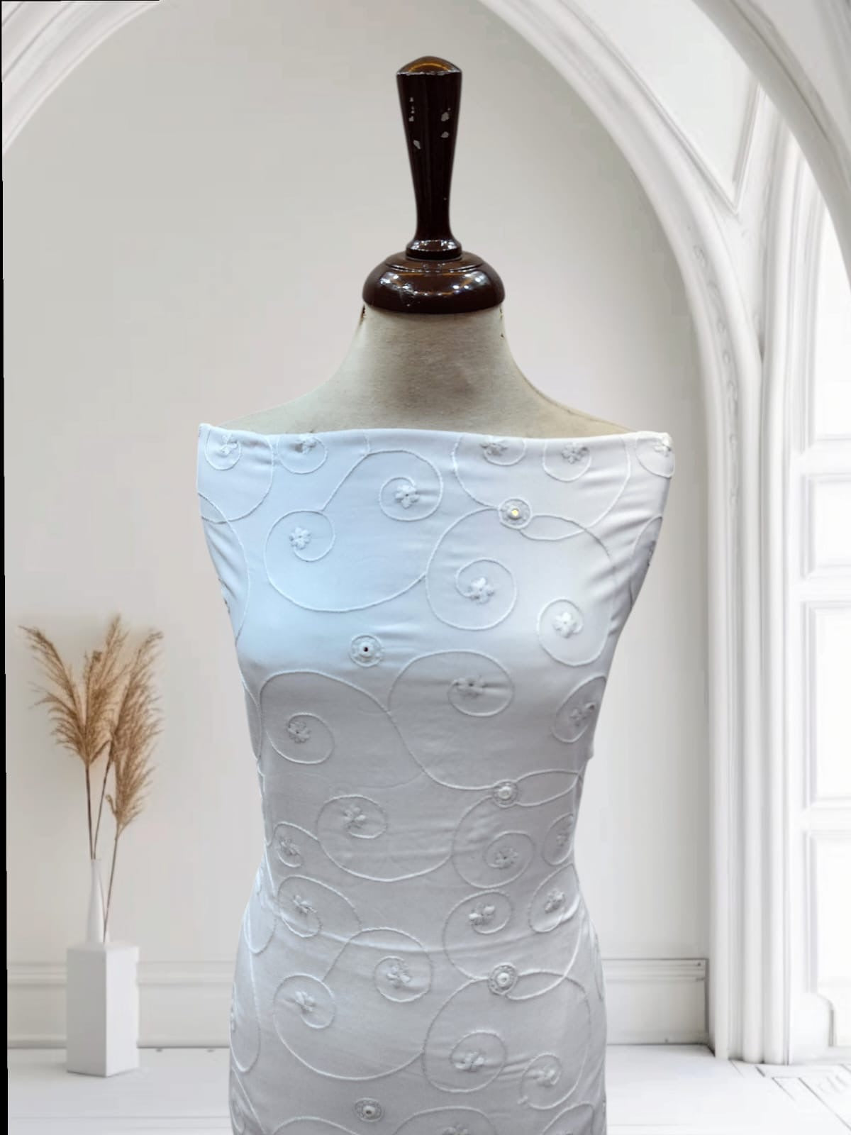Marina Shirt with Tarkashi Embroidered Jaal
