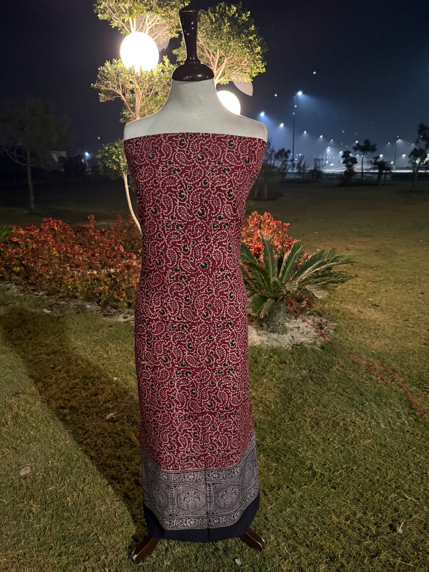 Lawn Natural dyed shirt and dupatta