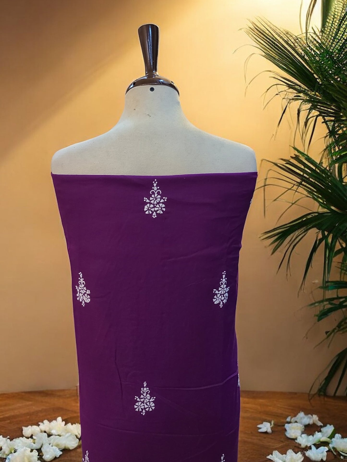 Noor E nazar Purple lawn 2pc