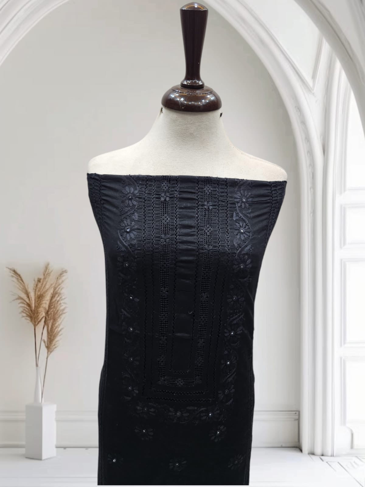 Black beauty Tarkashi lawn shirt