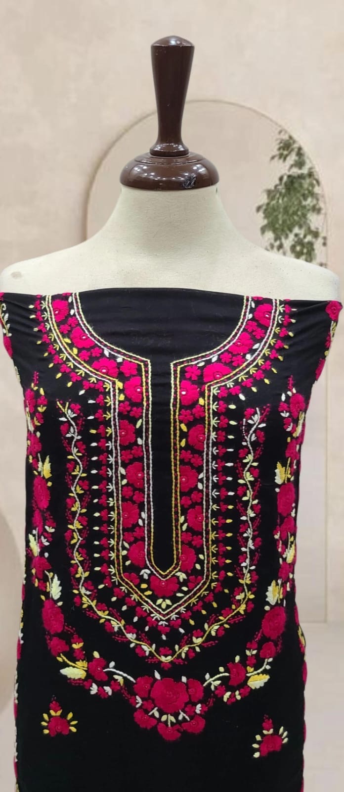 Black Beauty Heavy Hand Embroidered Shirt