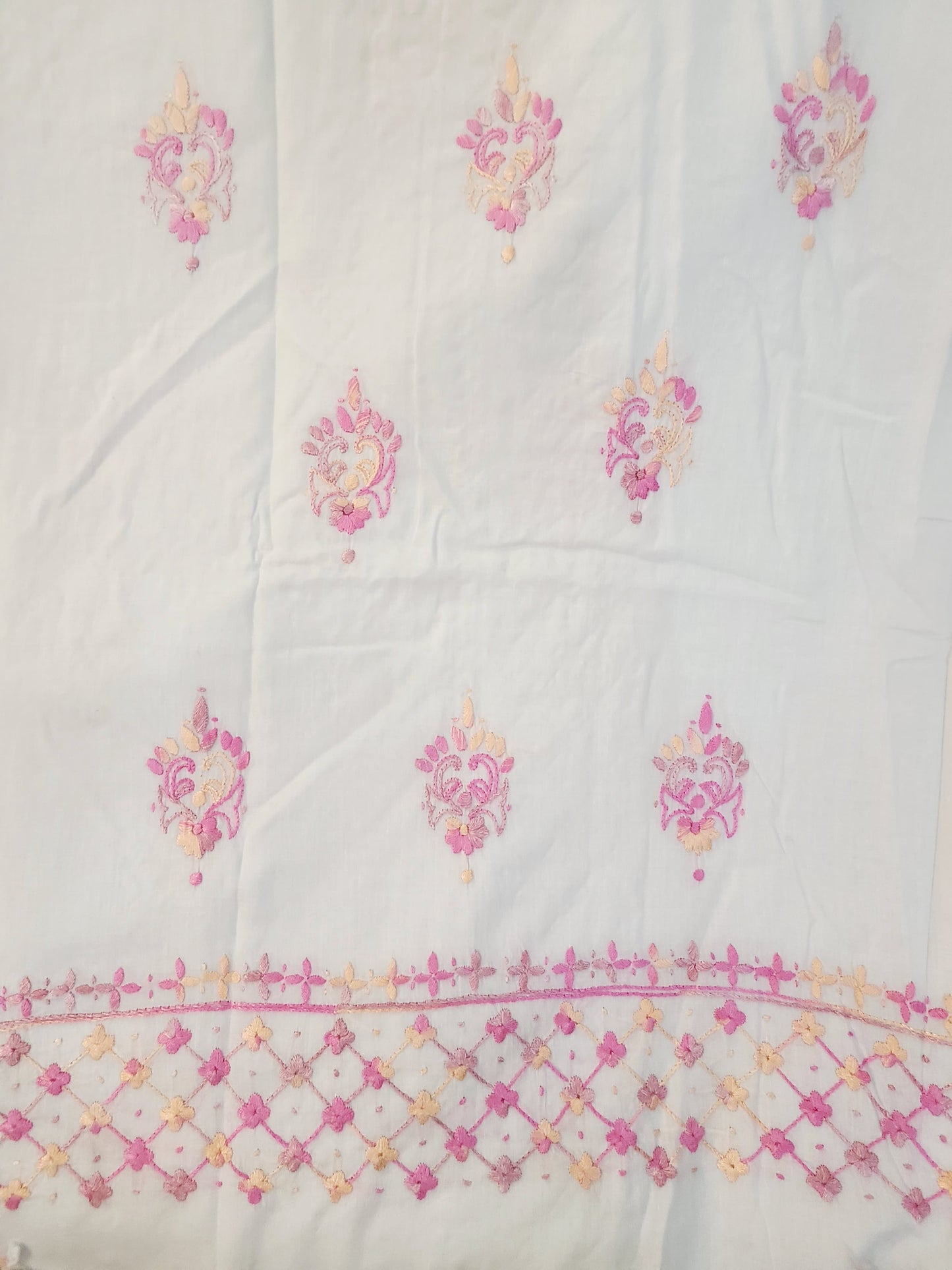 Handmade lawn 2pc Chowk Embroidered
