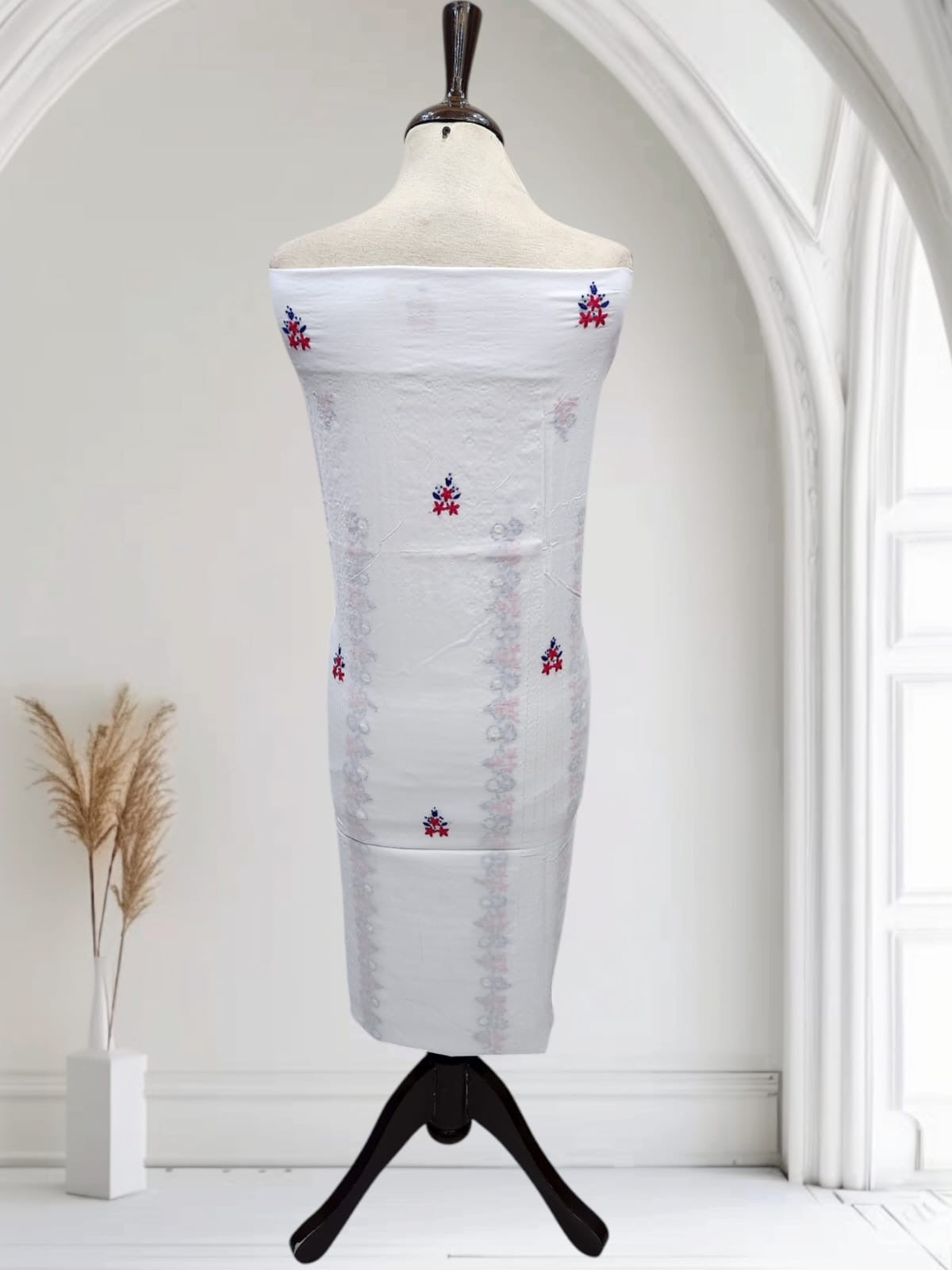 Tarkashi lawn hand embroidered shirt