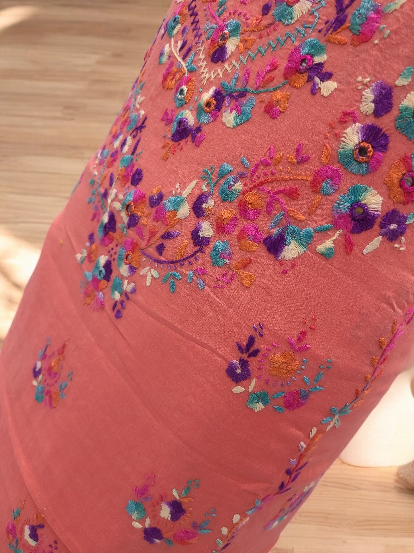Rajanpuri Hand Embroidered Lawn Shirt