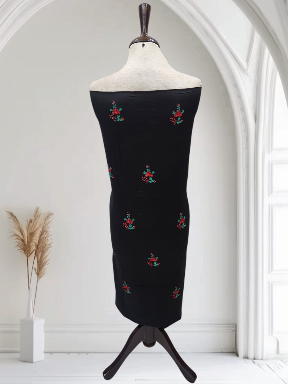 Lawn hand embroidered shirt
