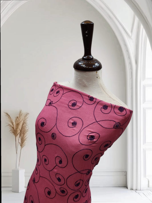 Marina Tarkashi with jaal Embriodered shirt