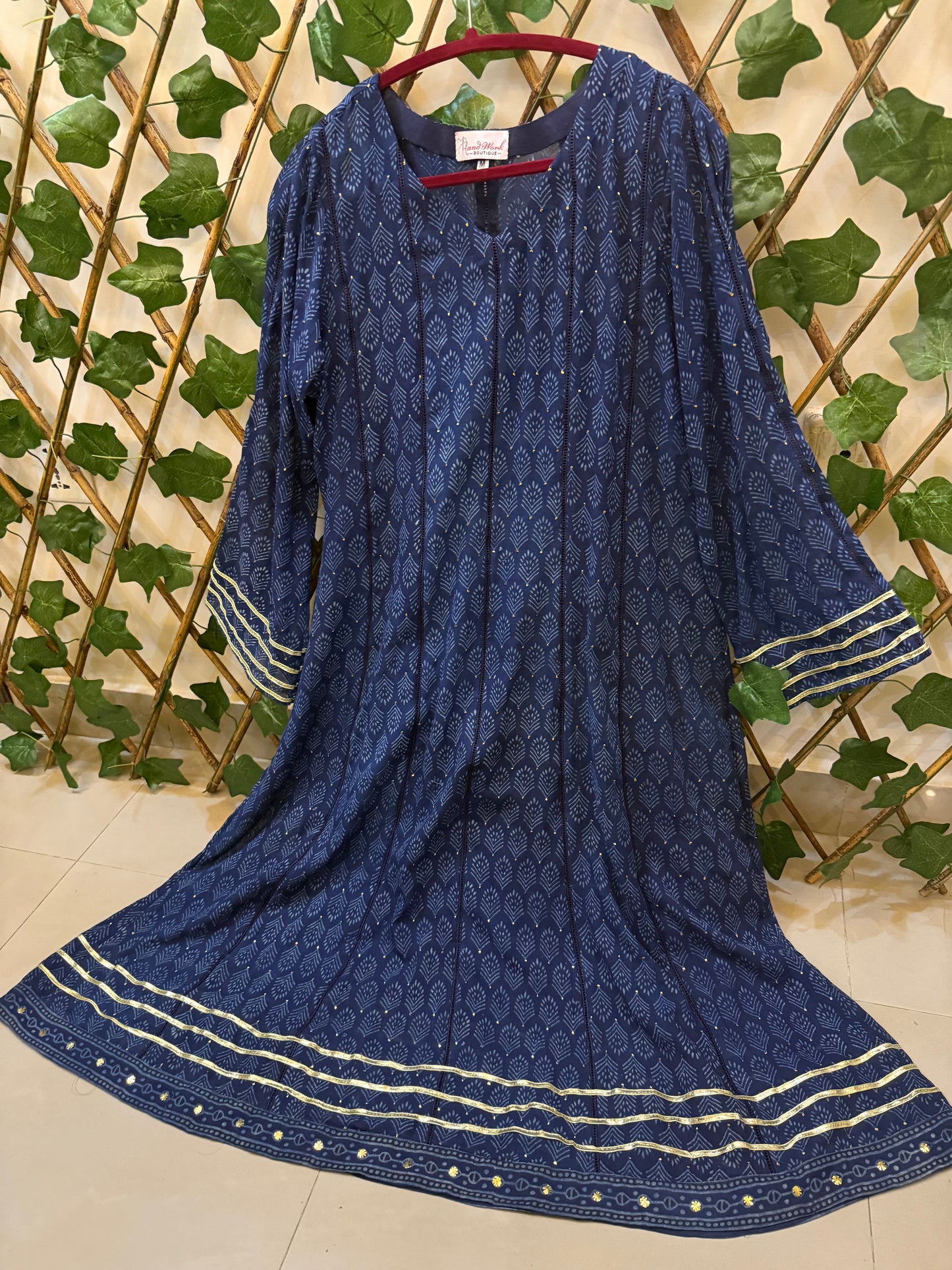 Large size long Dress Lawn