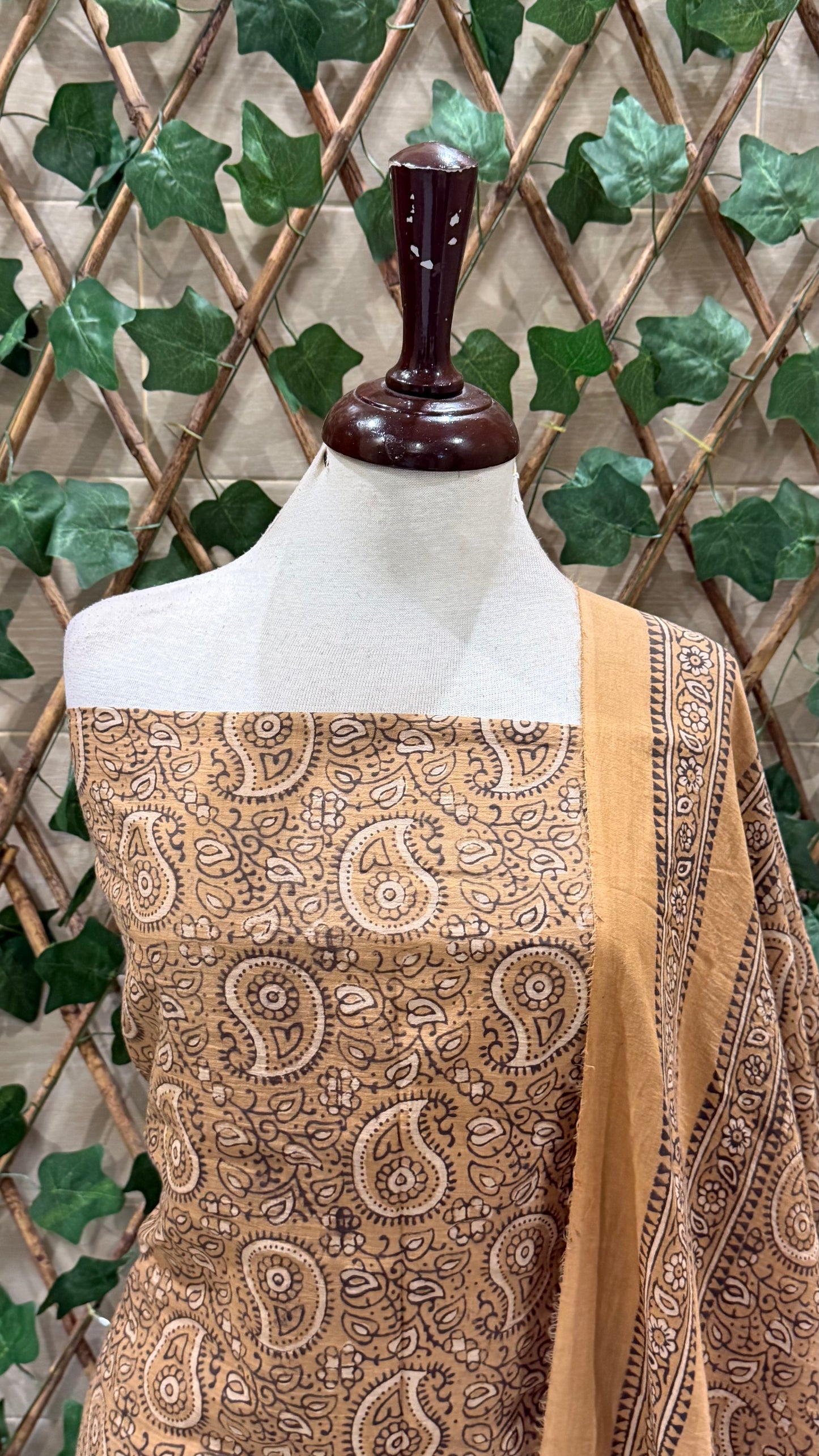 Lawn Natural dyed shirt and dupatta