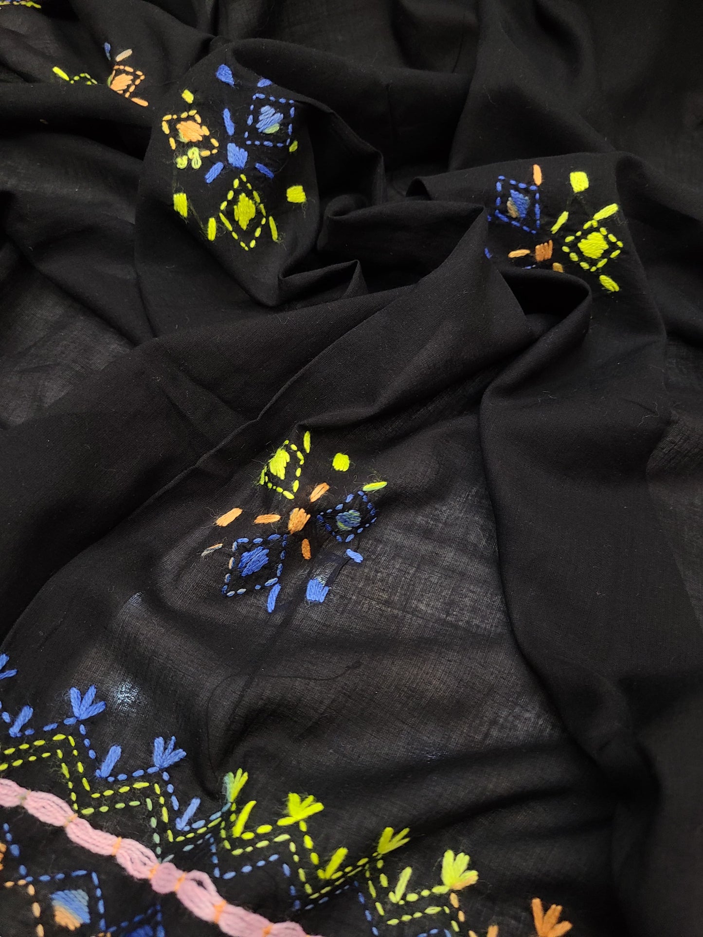 Pure Lawn hand Embroidered Chadar