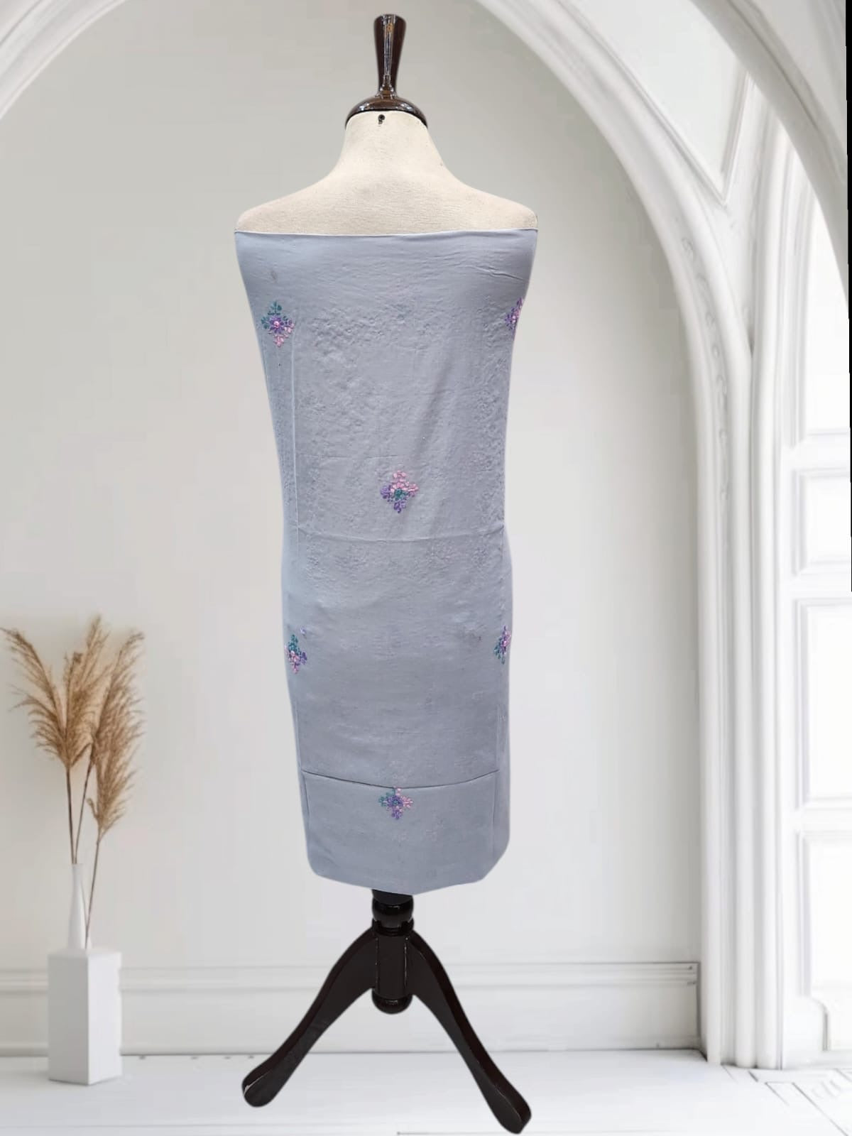 Budget friendly hand embroidered lawn shirt