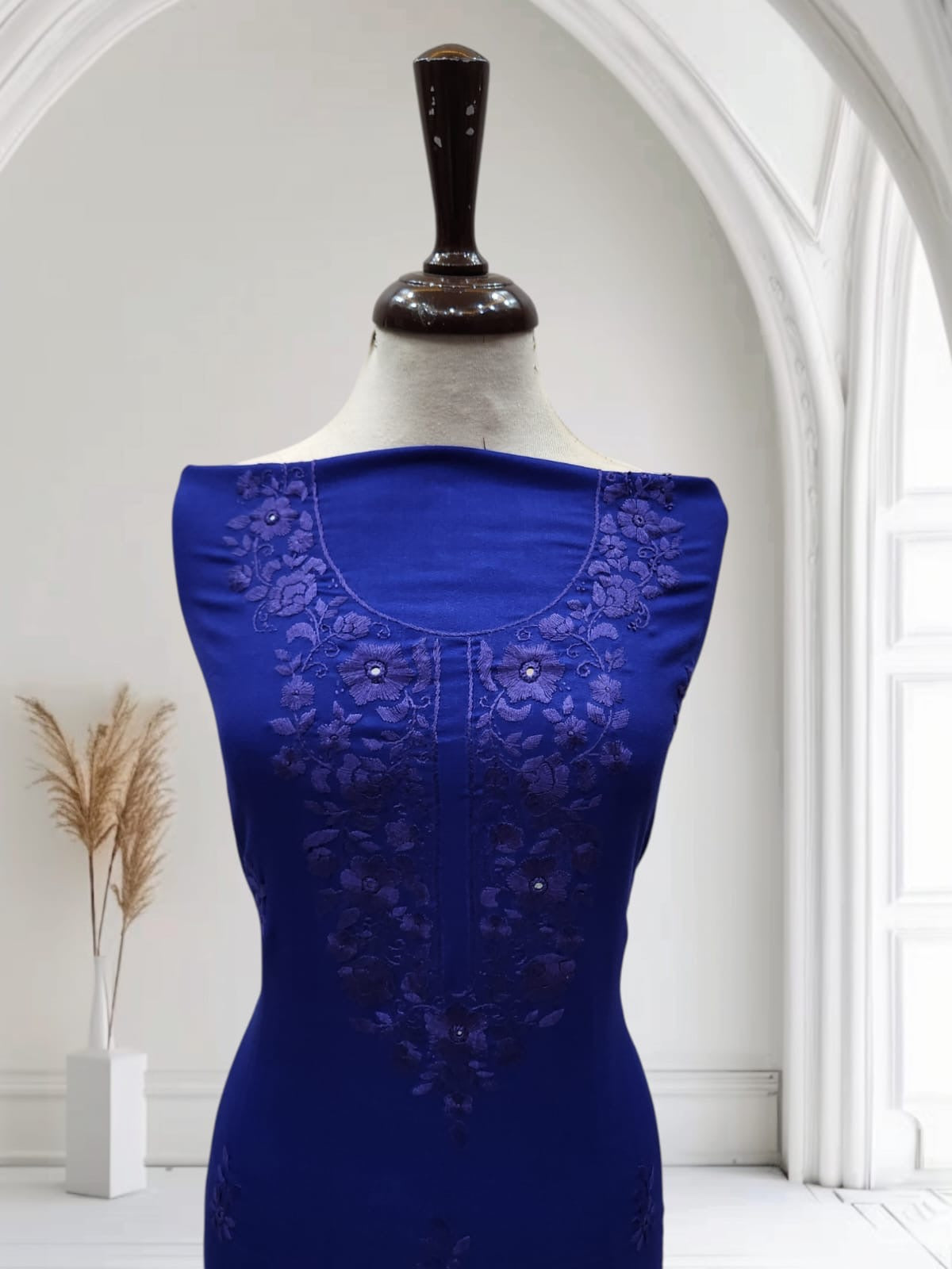 Marina Tarkashi Daman Shirt with Embroidery