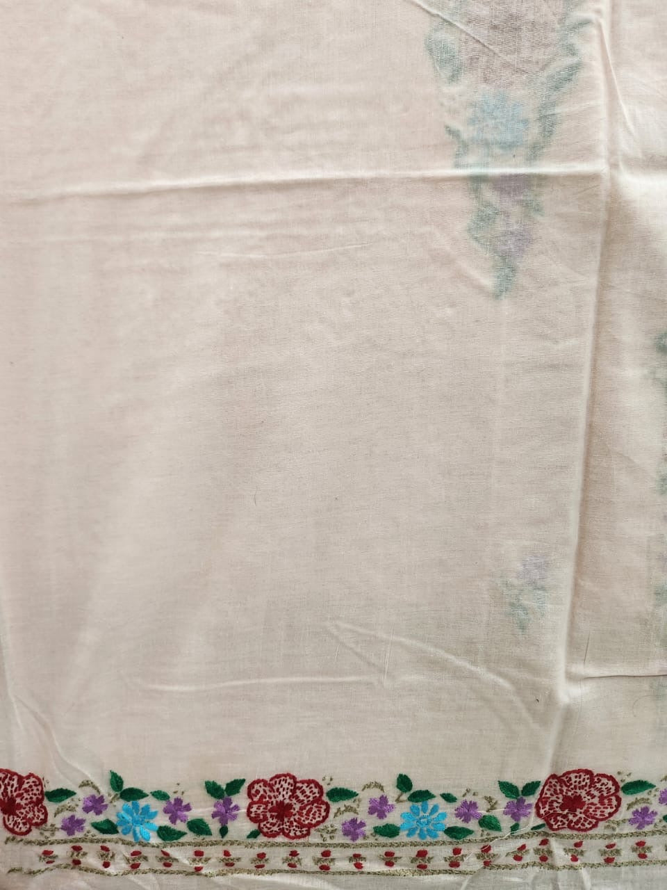 Branded lawn hand embroidered shirt