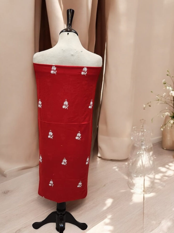 Sale wali lawn shirt Red Shade