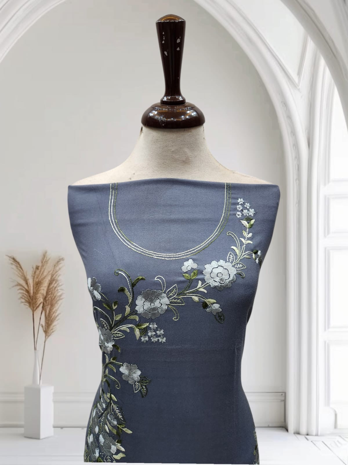Resham Thread Embroidered Marina Shirt