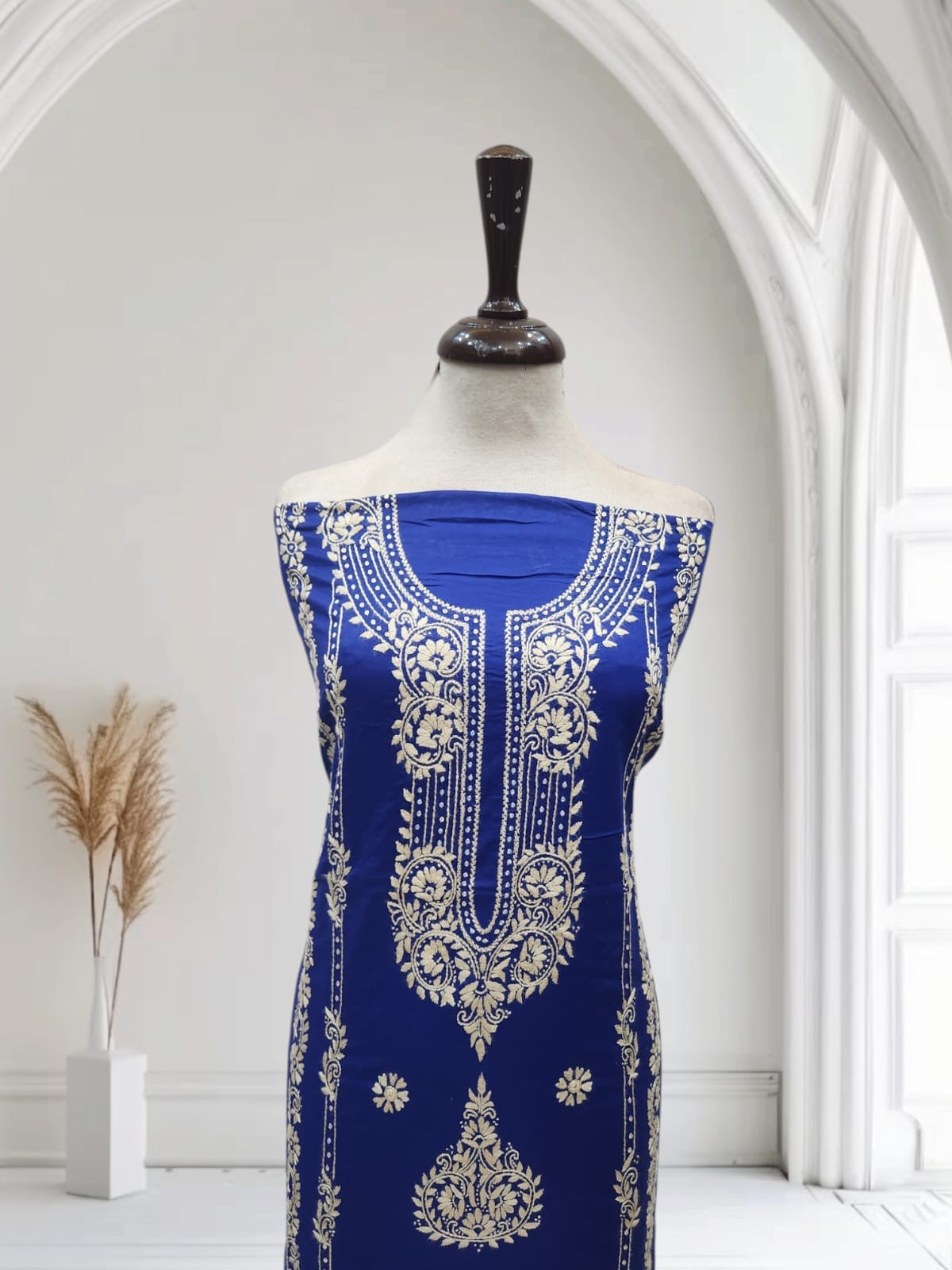 Rare premium lawn hand embroidered shirt