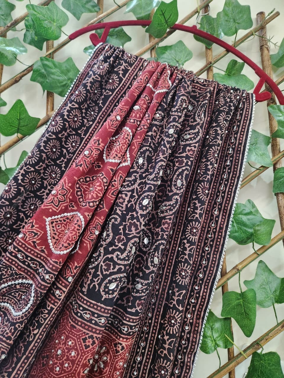 Lawn Natural dyed adda work long dupatta