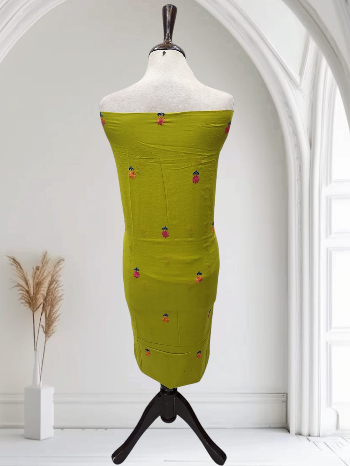 Lawn hand embroidered shirt