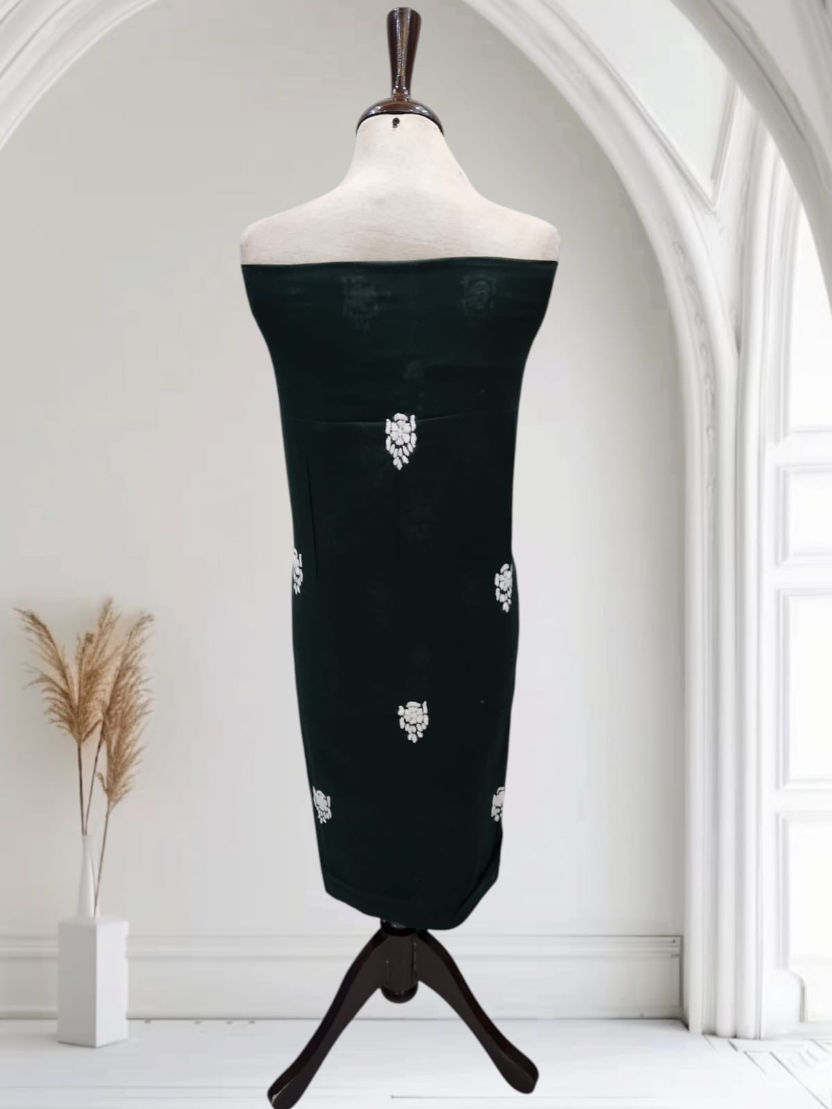 Lawn hand embroidered Jaal shirt