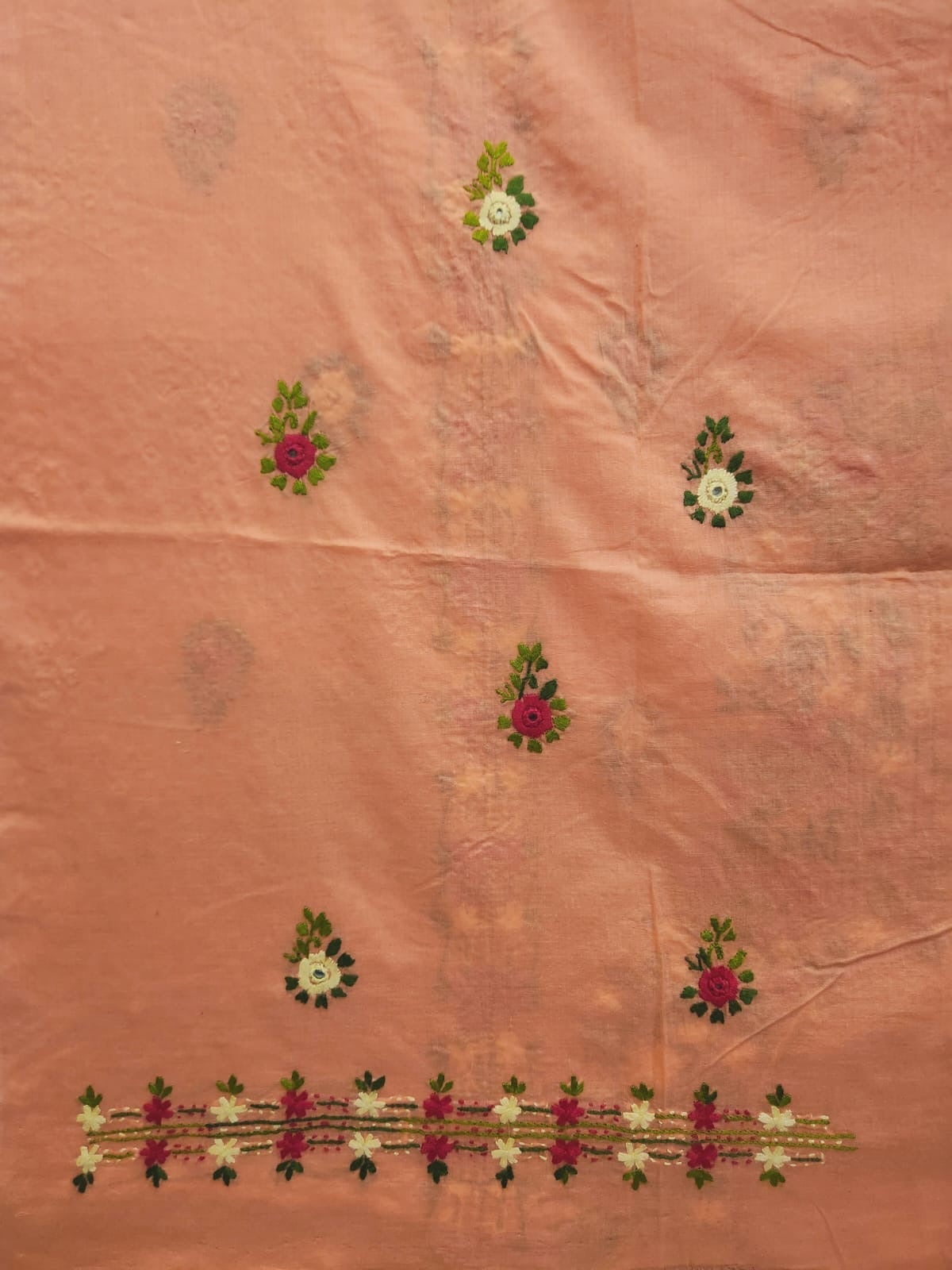 Lawn hand embroidered shirt