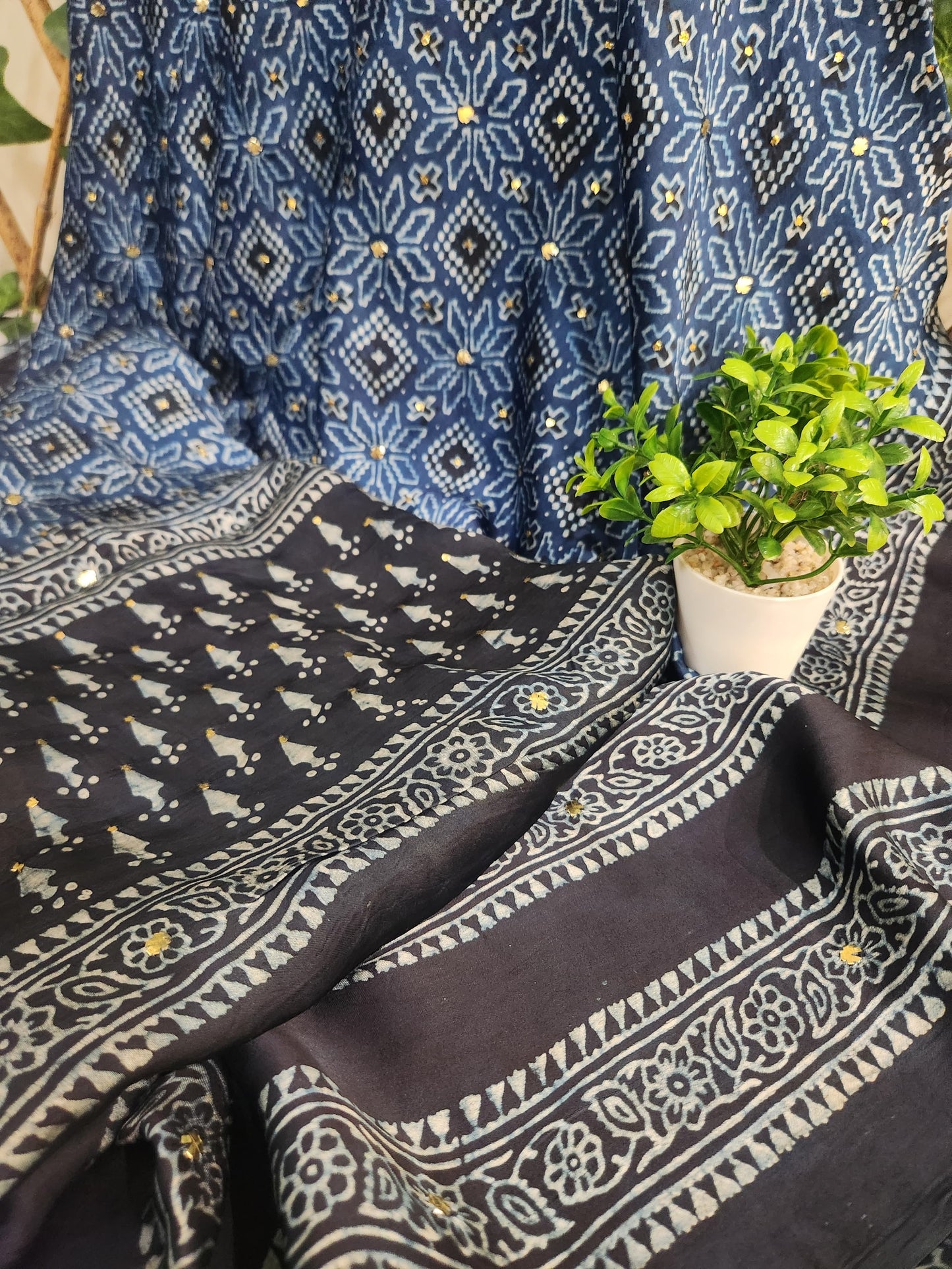 Premium Shahmooz Silk Shirt & Dupatta