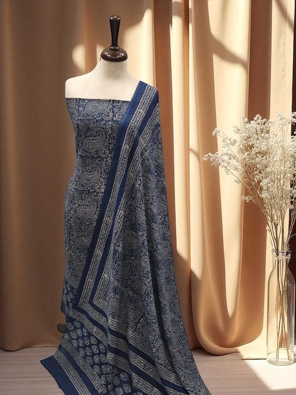 Natural dyed Lawn 2pc Indigo