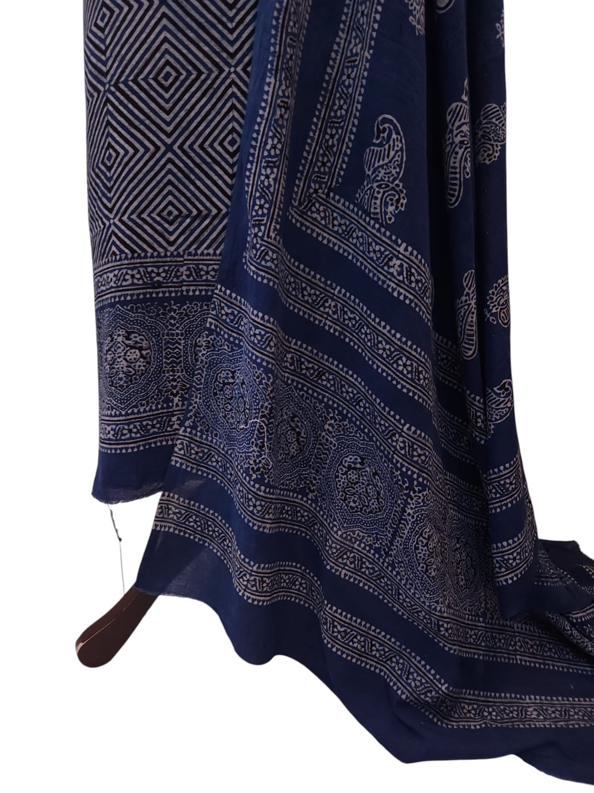 Indigo Geometrical Design lawn 2pc