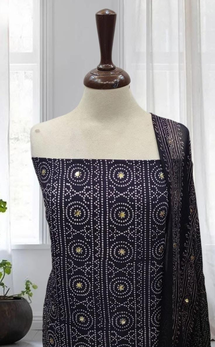 Raw silk Mukesh 2pc