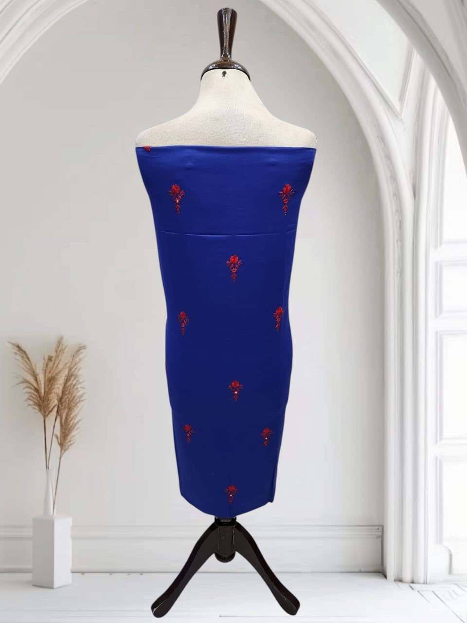 Lawn hand embroidered shirt