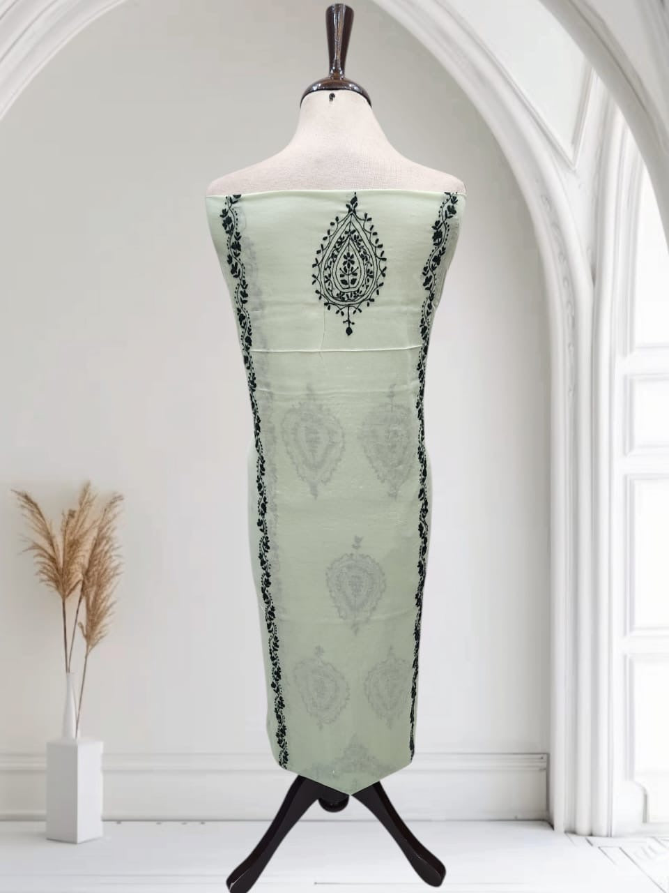 Most await lawn hand embroidered shirt