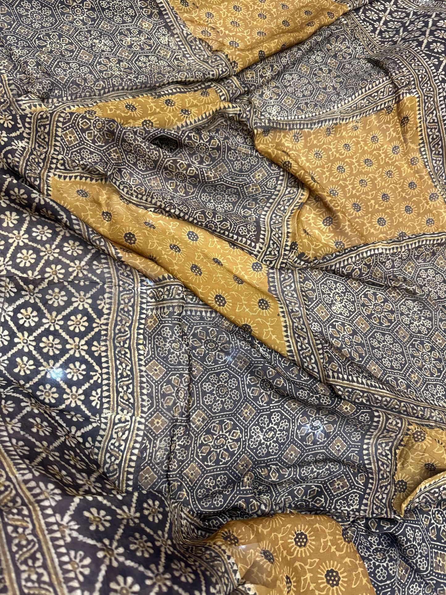 Medium Silk Natural dyed simple Shawl