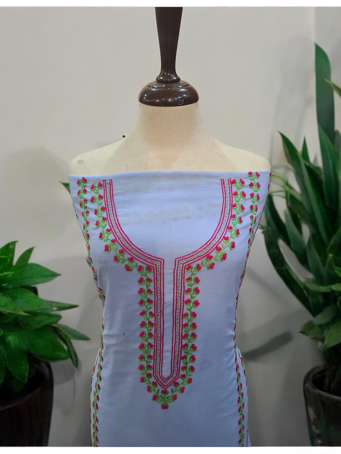 2pc Lawn Hand Embroidered Kurta style