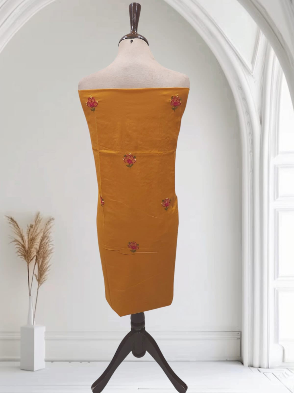 Most beautiful lawn hand embroidered shirt