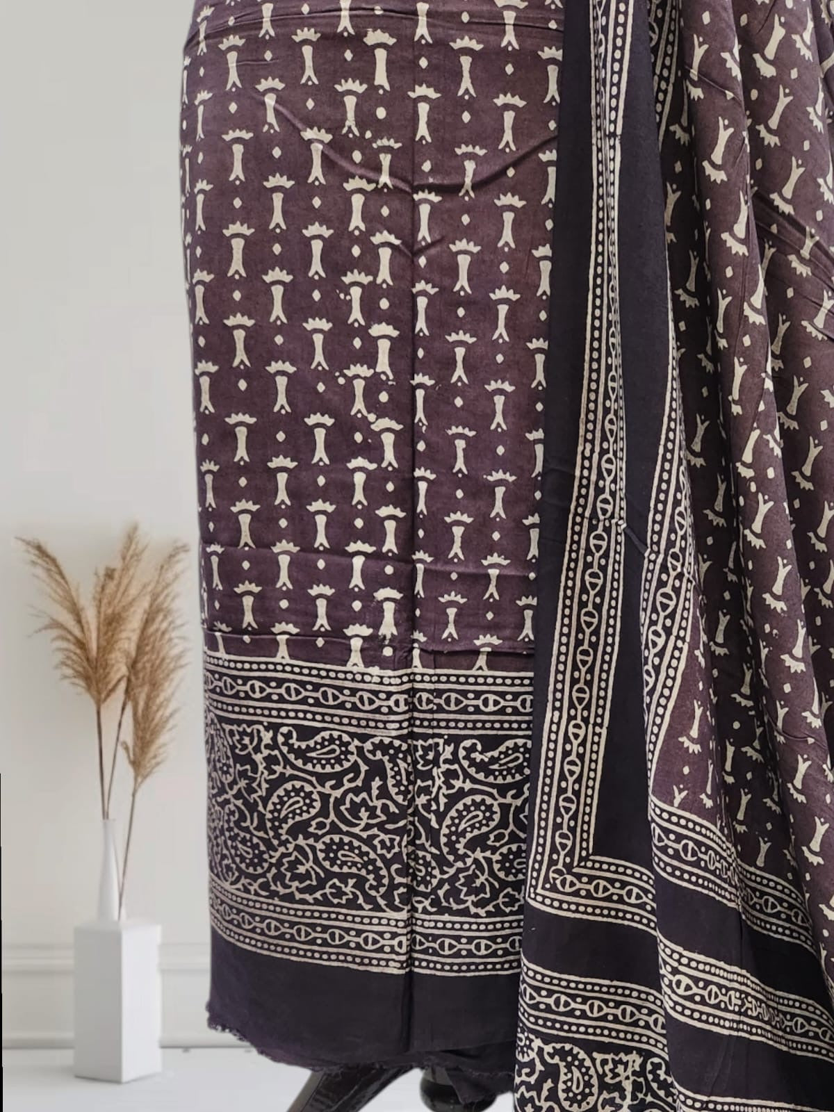 Natural dyed linen 2pc