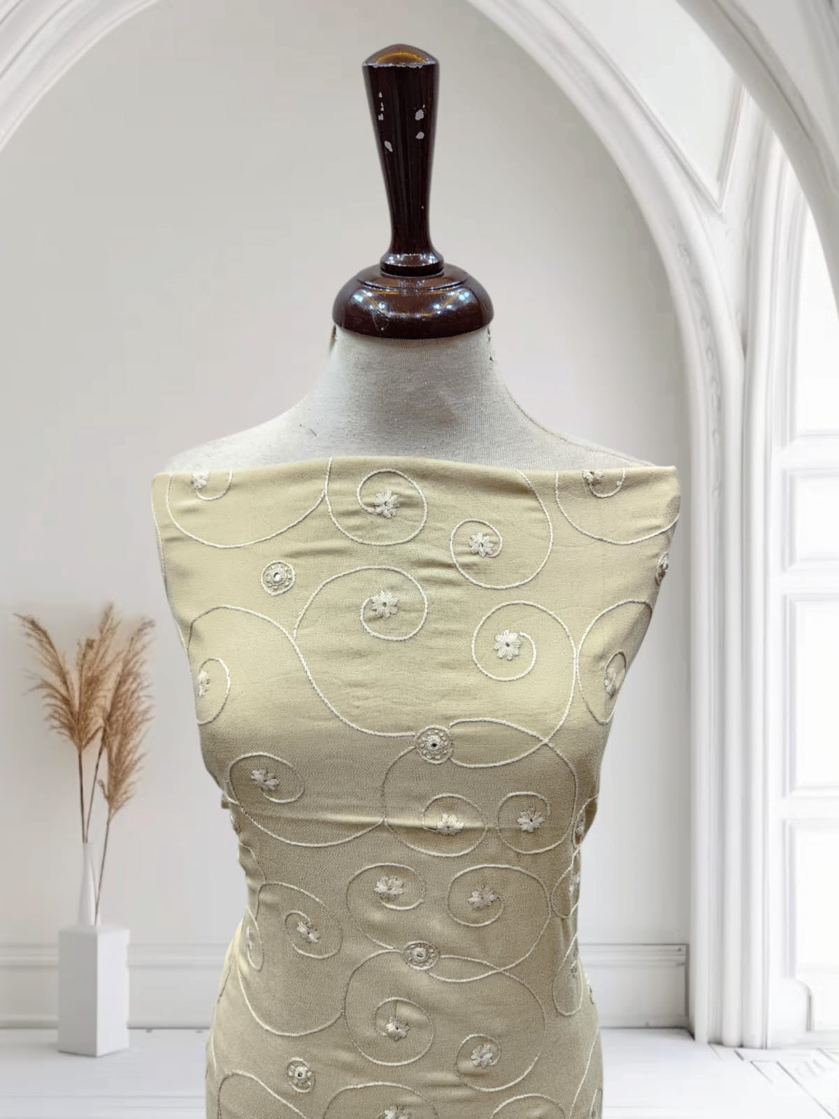 Marina Tarkashi Embriodered jaal shirt