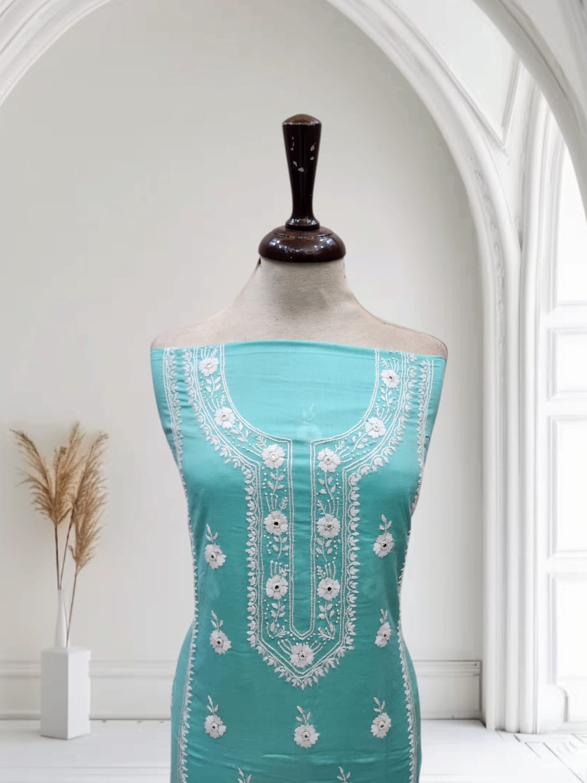 Most demanding lawn hand embroidered shirt