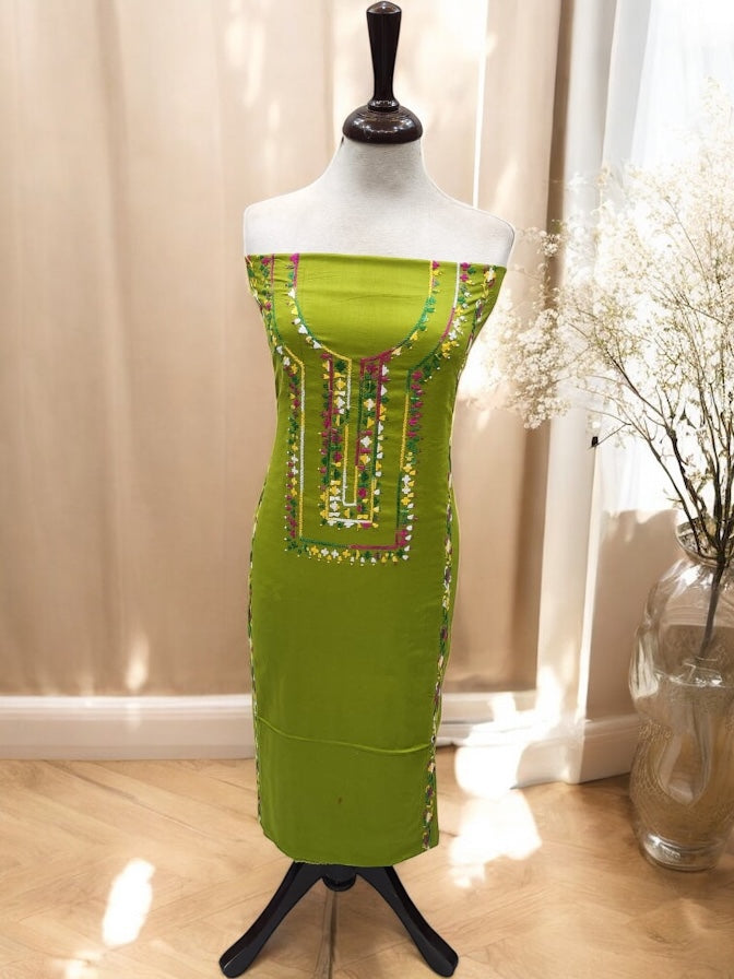 Sale wali lawn shirt Mehndi green shade