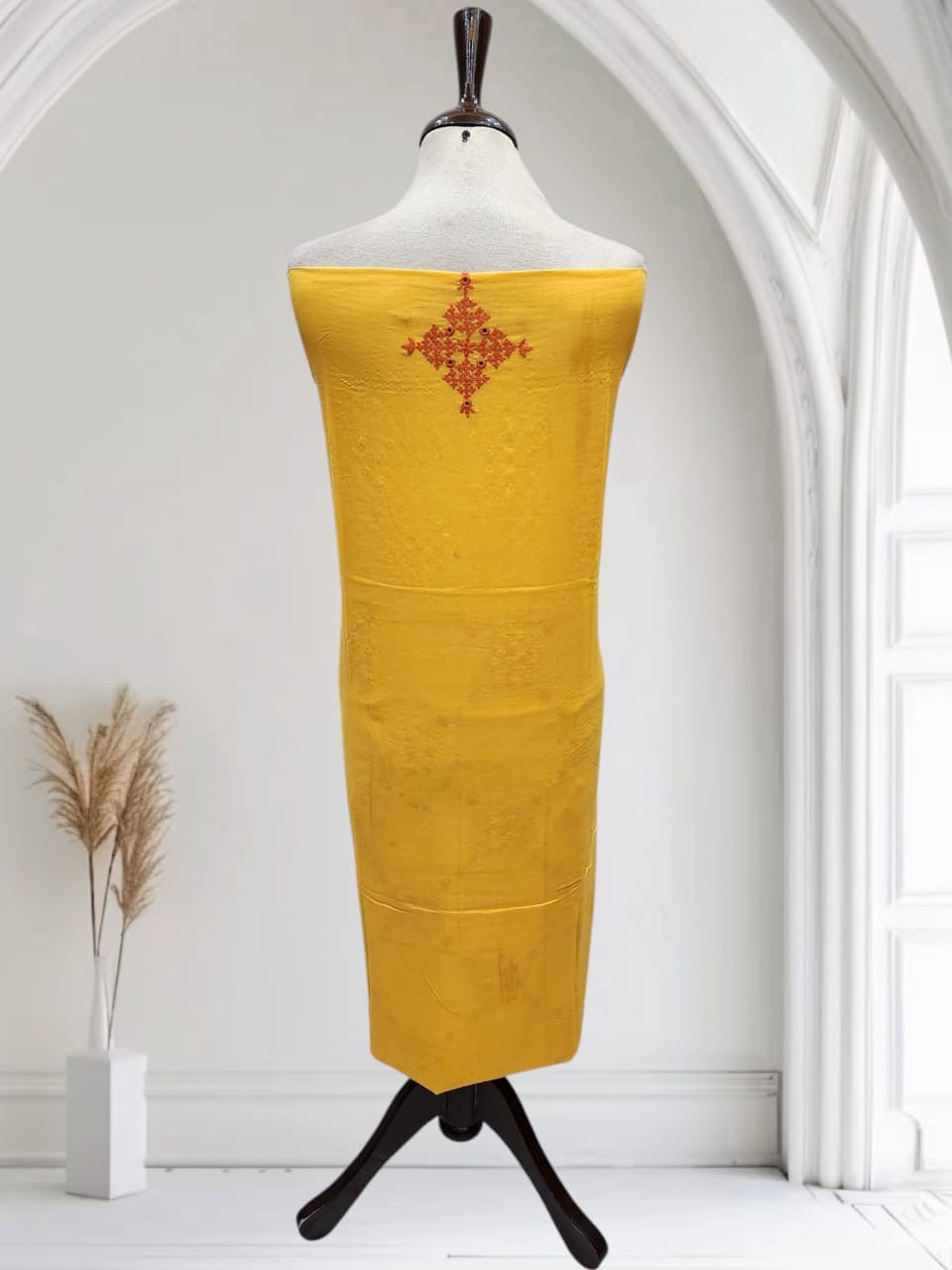 Tarkashi lawn hand embroidered shirt