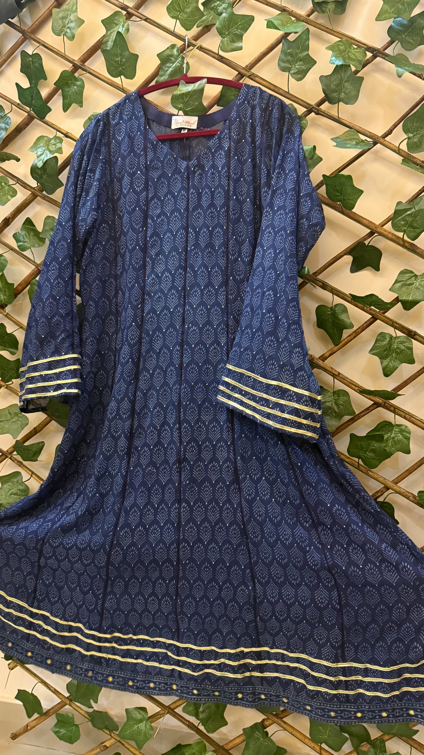 Large size long Dress Lawn