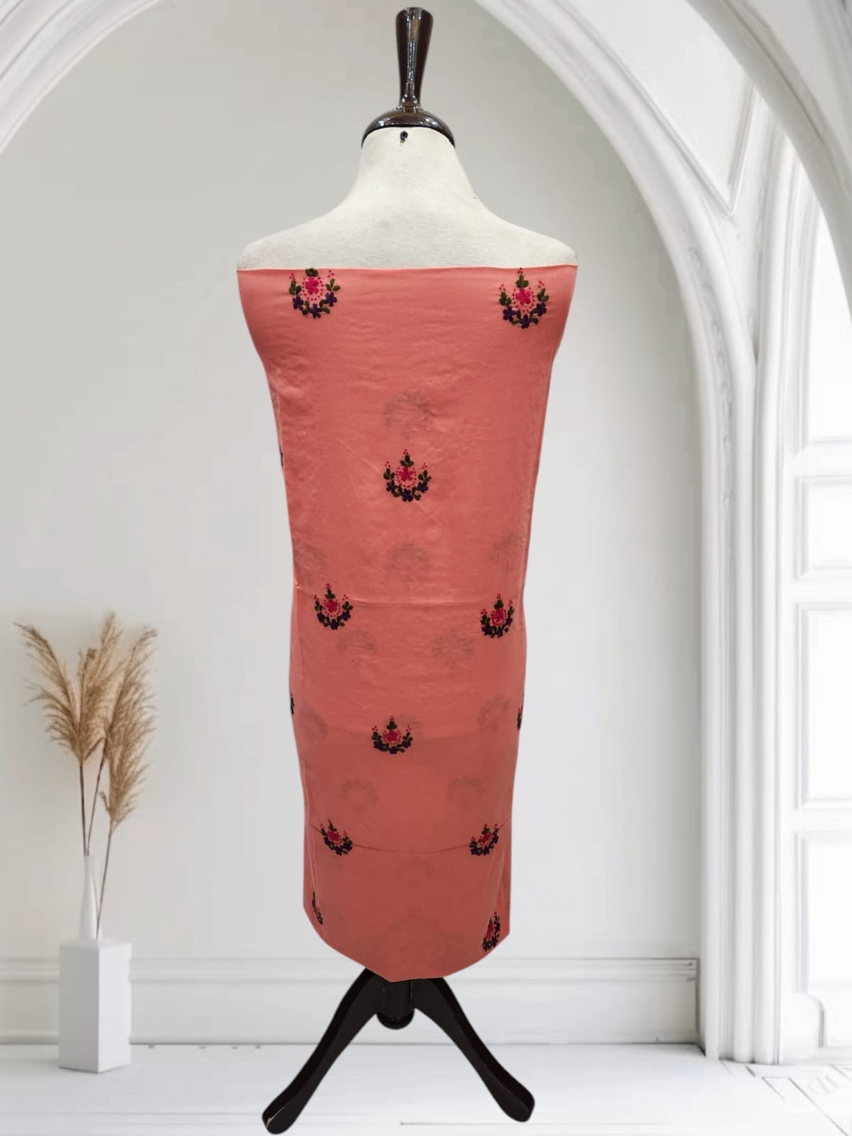 Most demanding lawn hand embroidered shirt