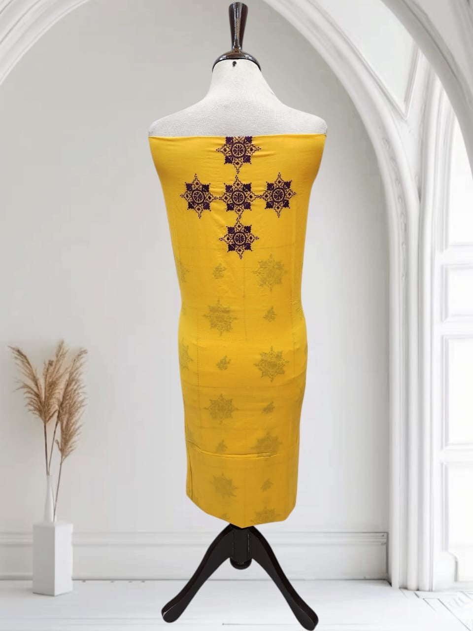 Tarkashi lawn hand embroidered shirt