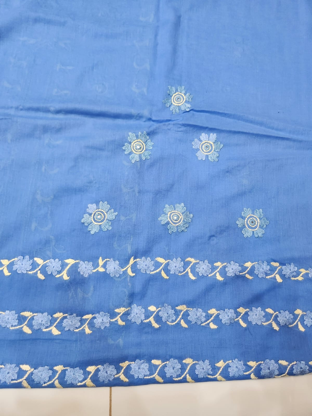 Most demanding Handmade Embroidered lawn shirt