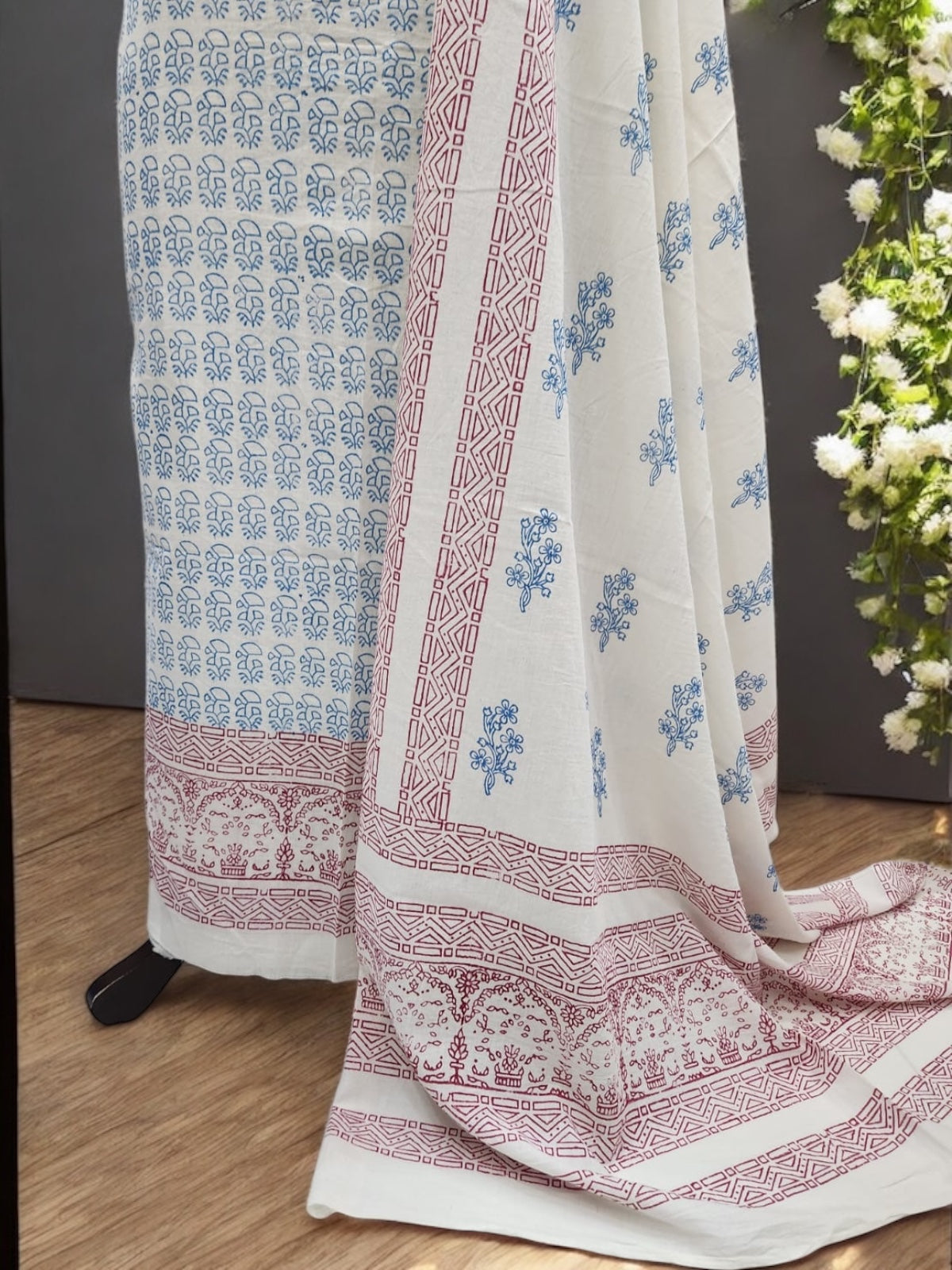 Amazing Block Print Lawn Feroza Pink