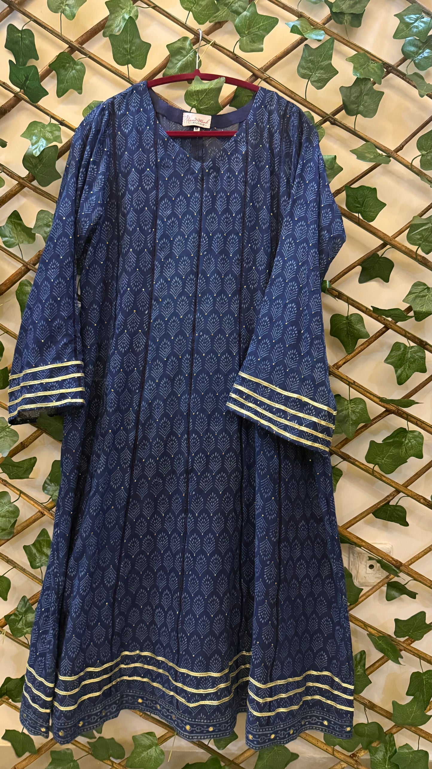 Large size long Dress Lawn