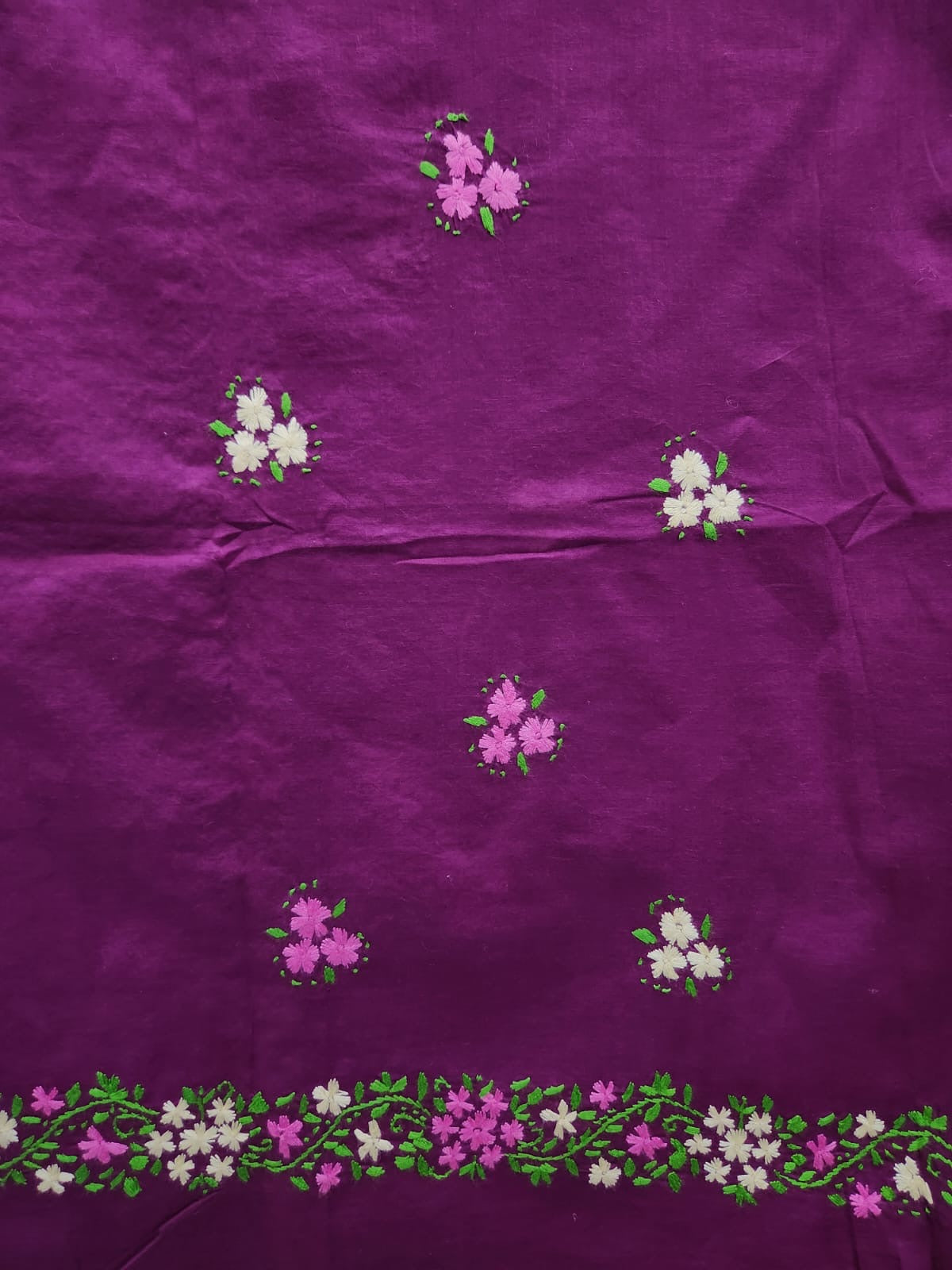 Special lawn hand embroidered shirt