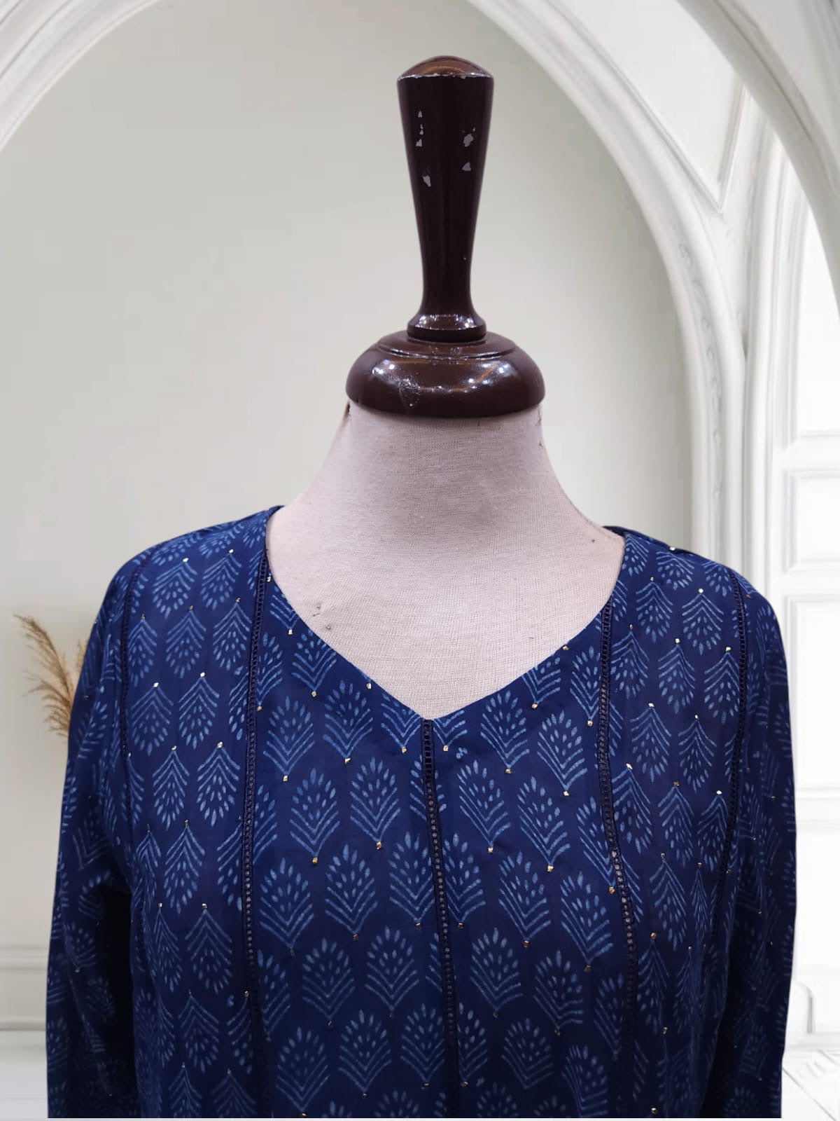 Large size long Dress Lawn