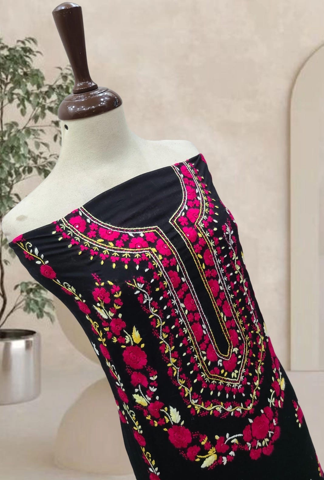 Black Beauty Heavy Hand Embroidered Shirt