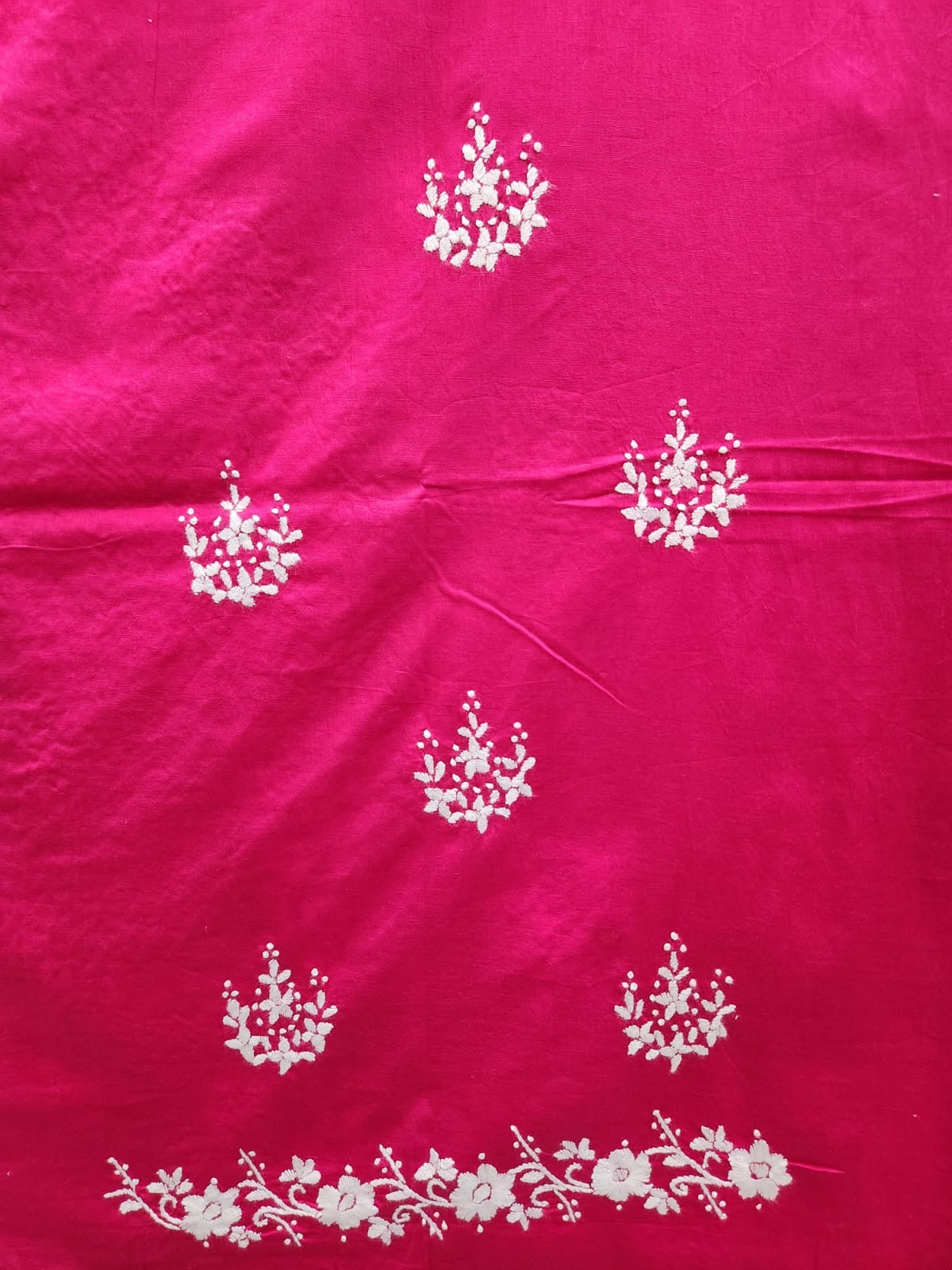 Hotpink Most demanding lawn hand embroidered shirt